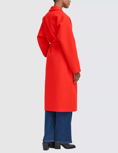 ICHI - JANNET - Classic belted long coat