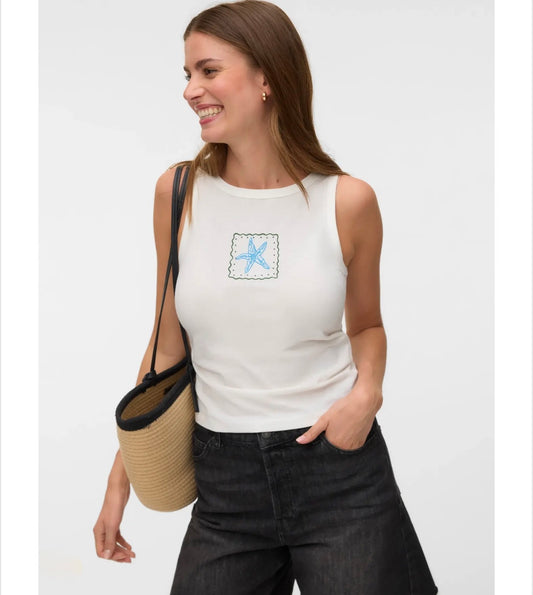 Vero Moda - ALLY - Starfish vest top