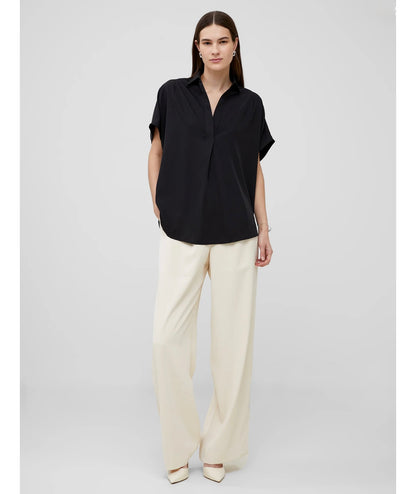 French connection - 72MZN - Crepe Light Recycled Popover Shirt