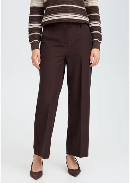 B.Young - DANTA CROP - Classic wide leg ankle length trousers