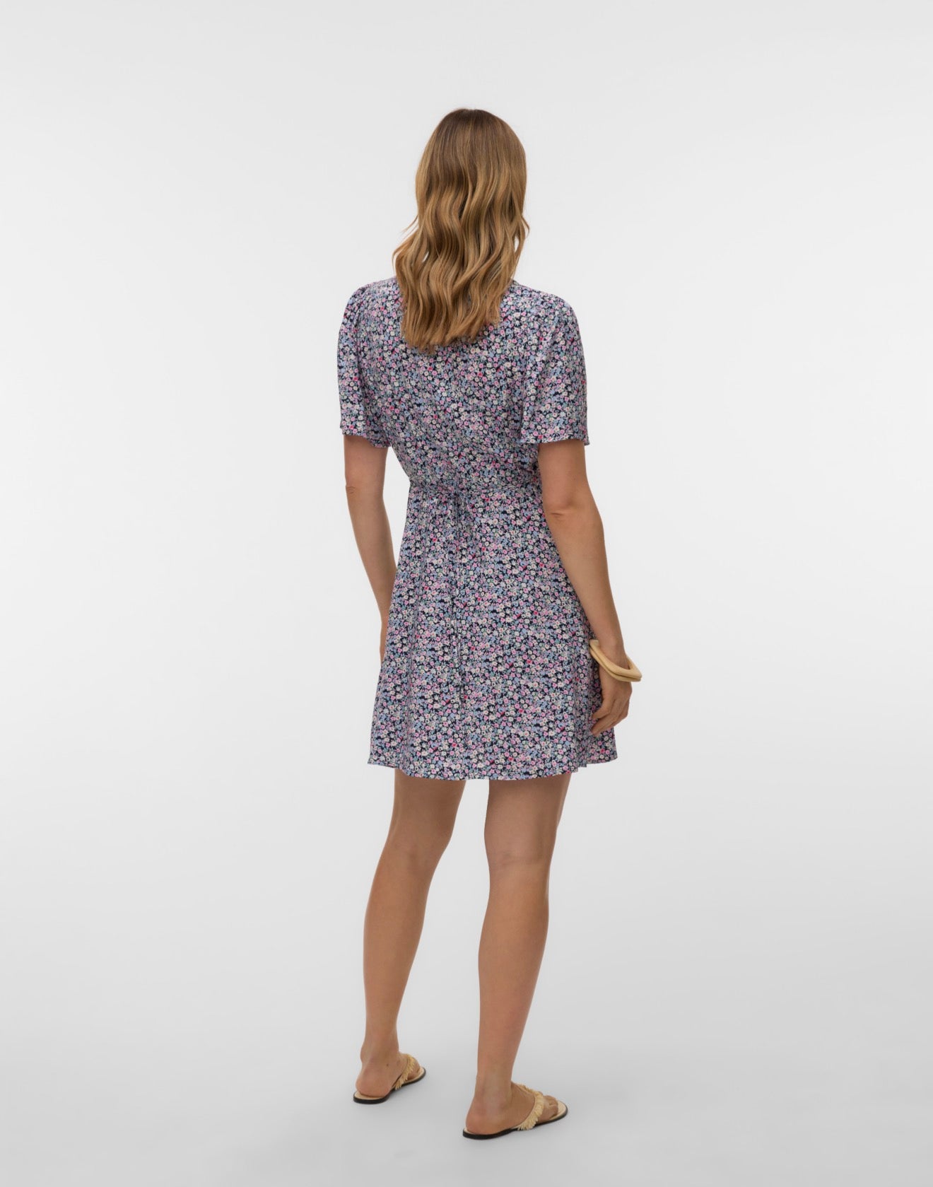 Vero Moda - ABLA - Ditsy floral button front dress