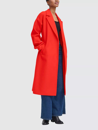 ICHI - JANNET - Classic belted long coat