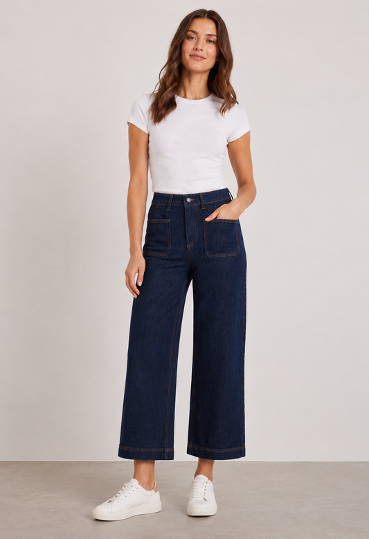 B.Young - KOMMA - High waist wide leg jeans