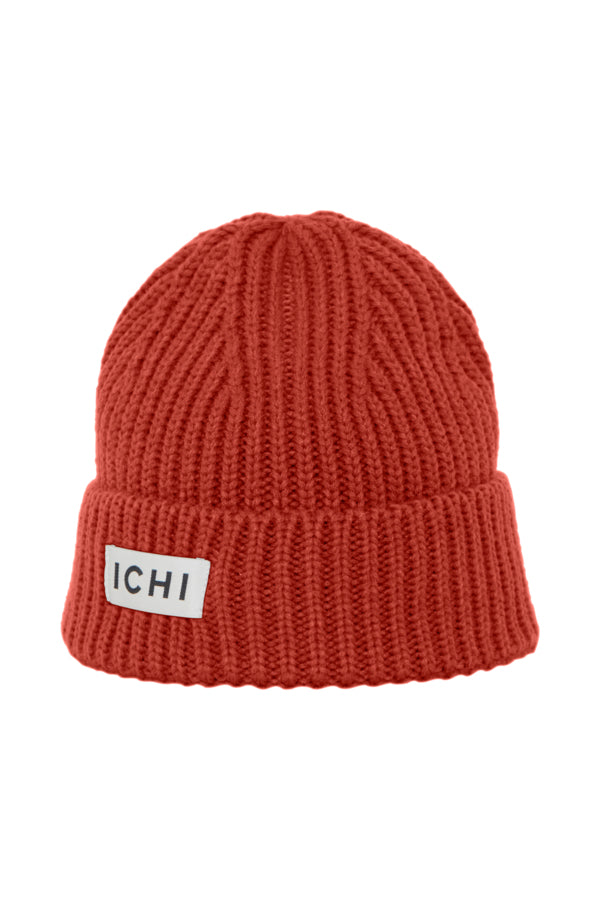 ICHI - EMMA - Knitted logo beanie hat