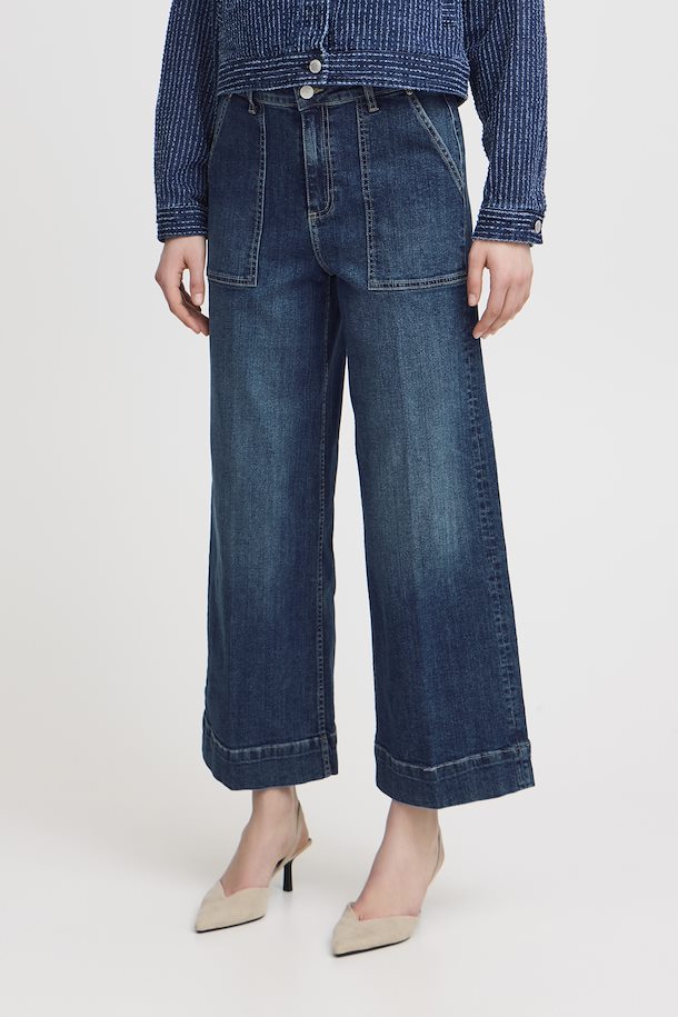B.Young - KOMMA - Wide leg ankle length jeans