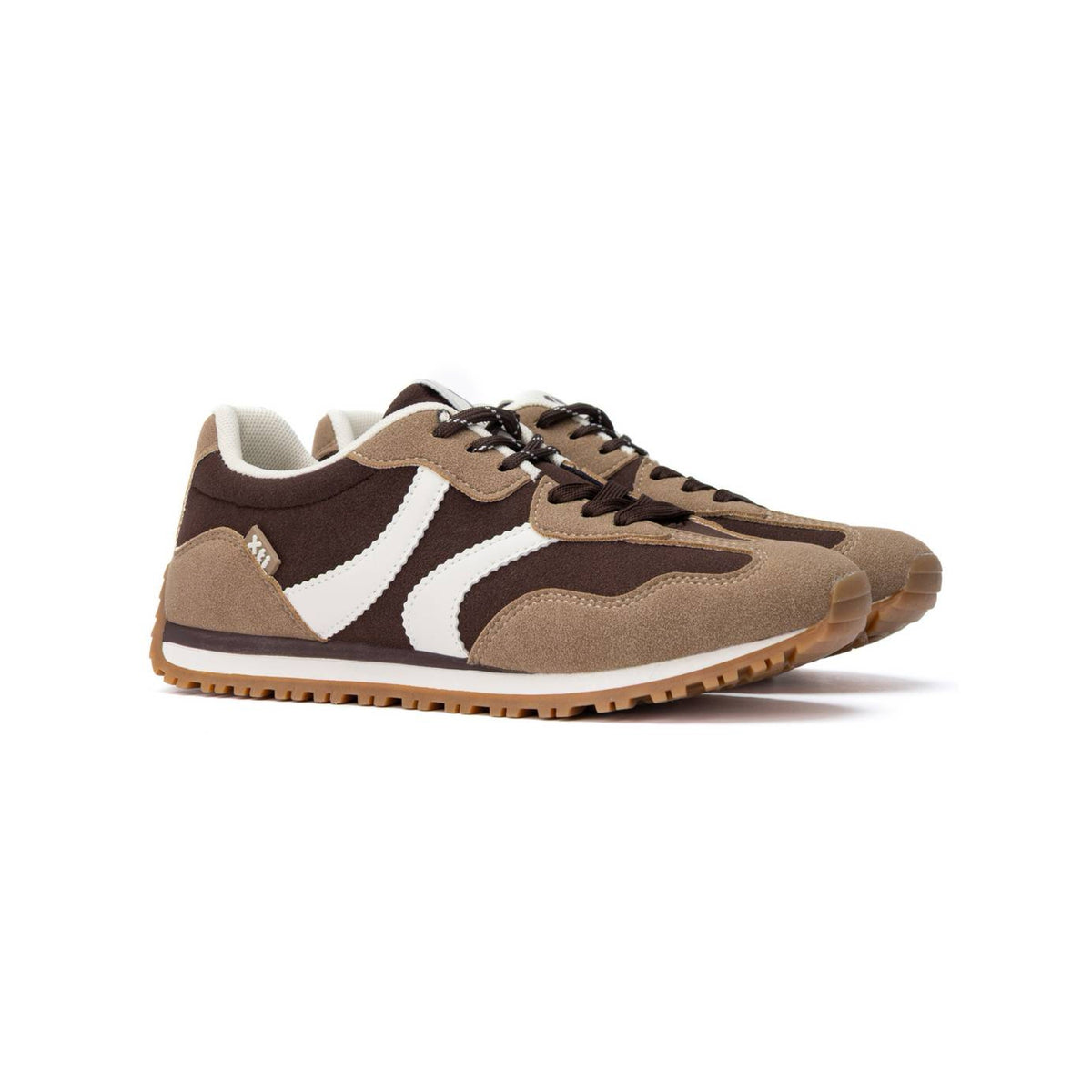 Xti - 146277 - 2 colour lace up trainers