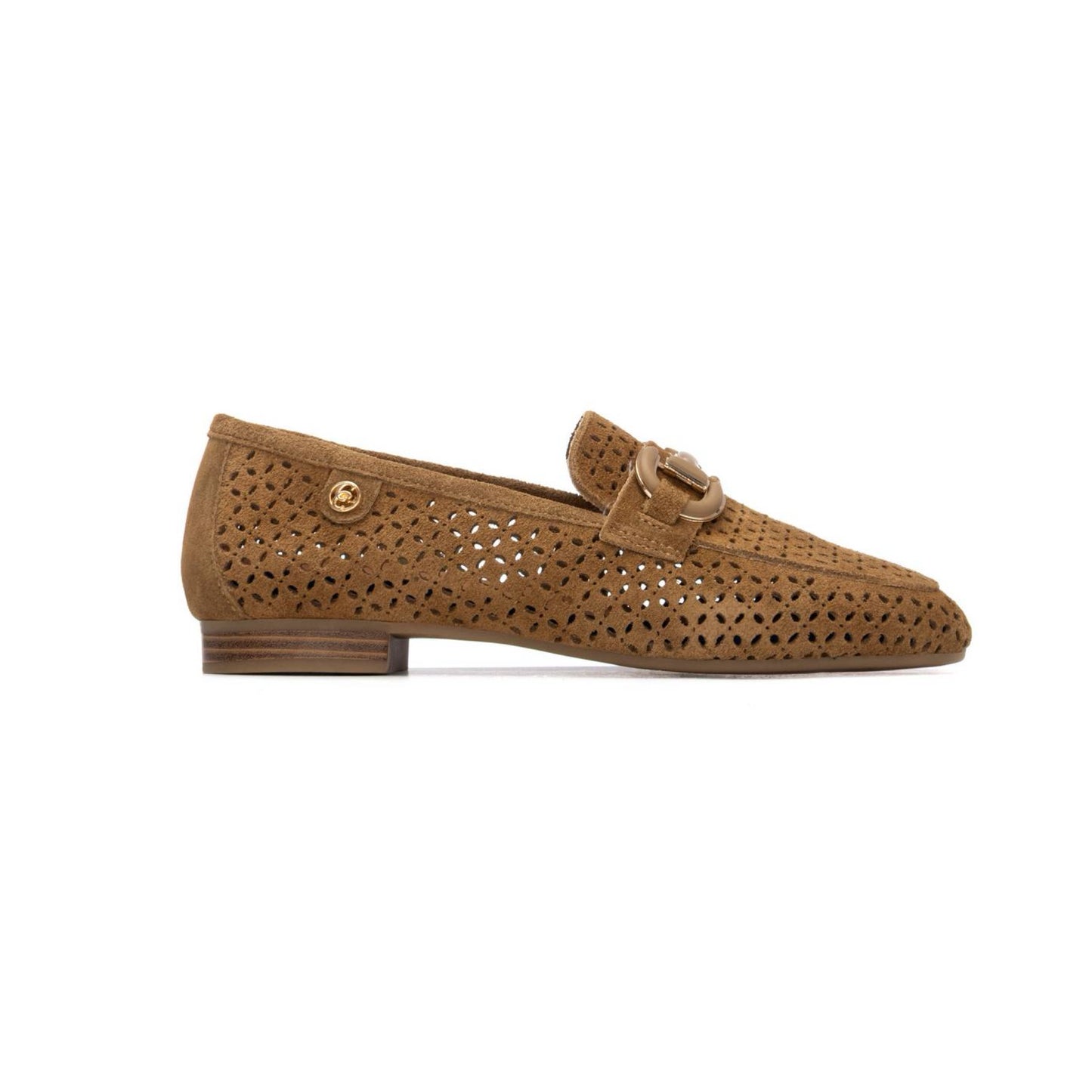 Carmela - 163137 - Suede buckle loafer