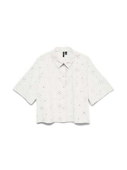 Vero Moda - ELIZA - Broderie anglaise shirt