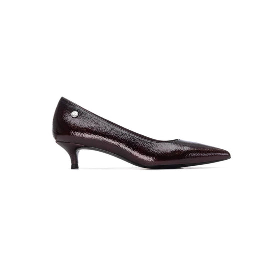 XTI Footwear - 144727 - Patent kitten heel court shoe