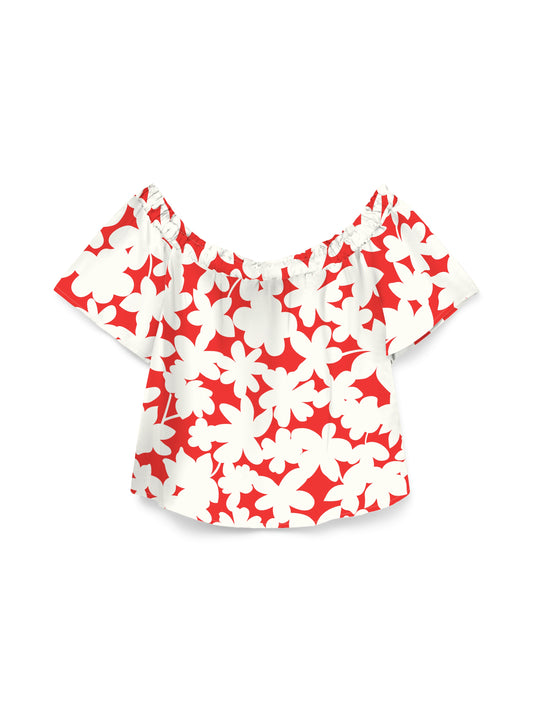 Vero Moda - DICTHE - Printed off the shoulder top