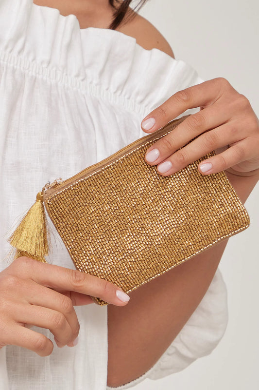 Eb & Ive - PLAYA POUCH - GOLD