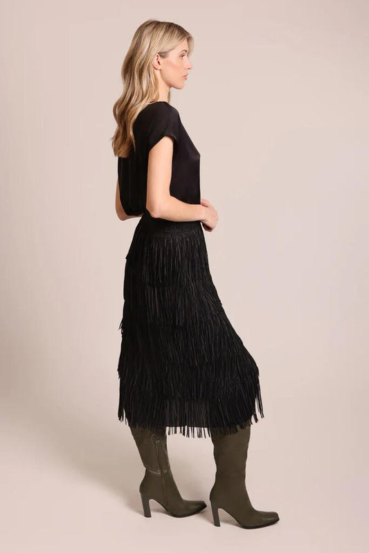 Traffic People - GLORIA - Tassle midi skirt