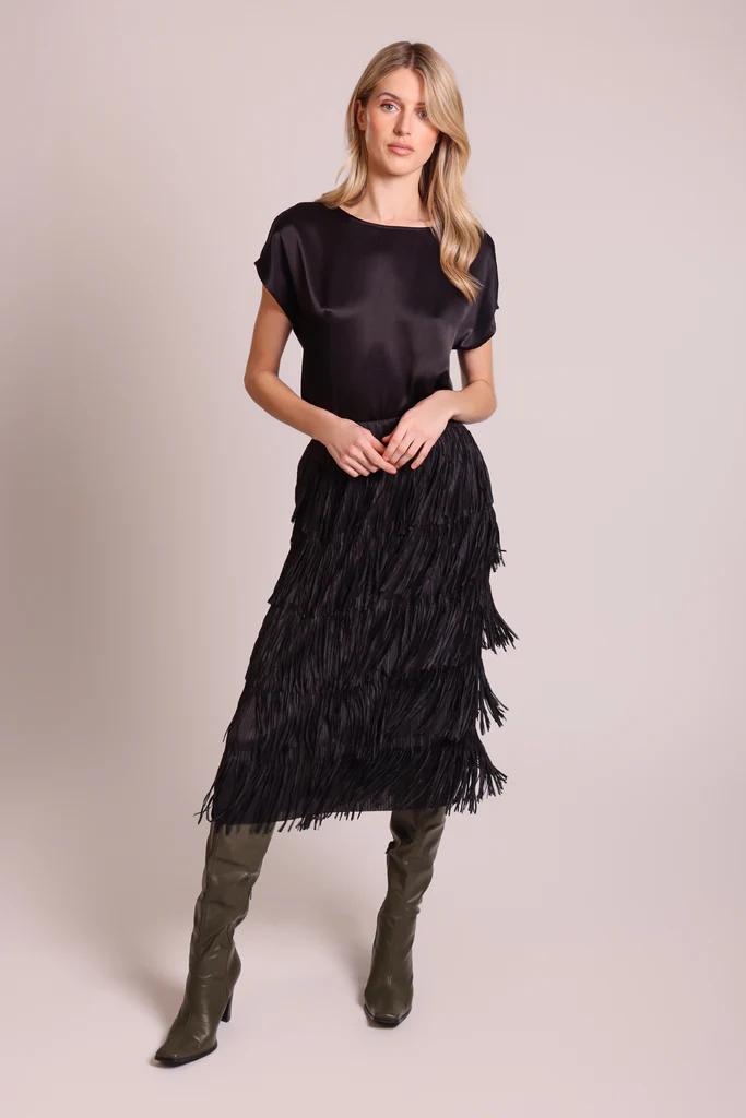 Traffic People - GLORIA - Tassle midi skirt