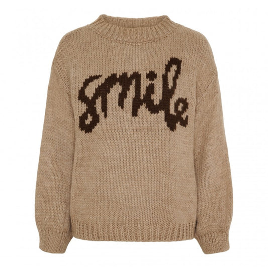 Marta - TULIP - Smile slogan knitted jumper