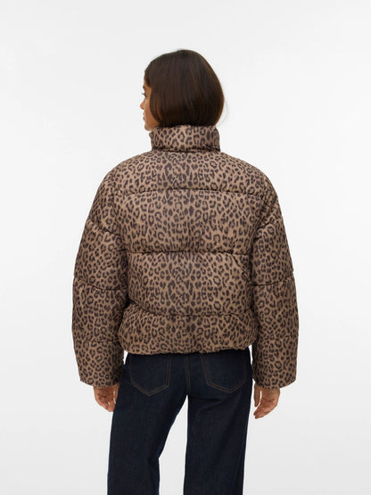 Vero Moda - PARDA - Leopard puffer coat