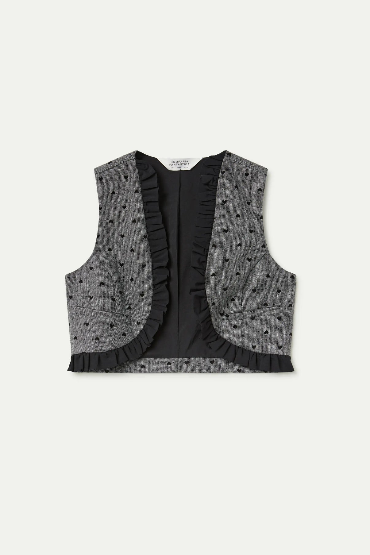 Compania Fantastica - 11128 - Tweed heart waistcoat