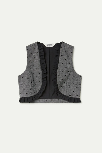 Compania Fantastica - 11128 - Tweed heart waistcoat