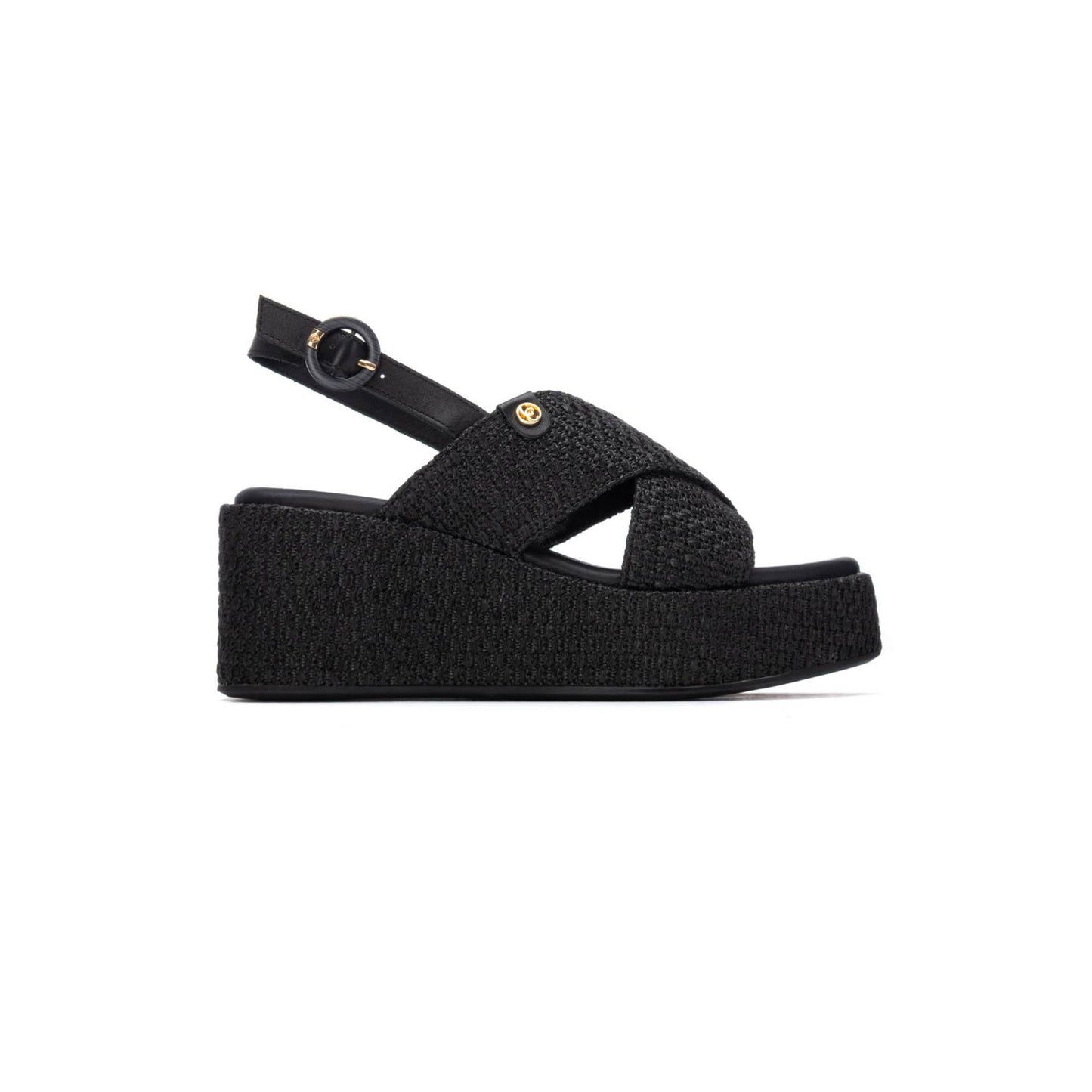 Carmela - 162324 - Cross over woven wedges