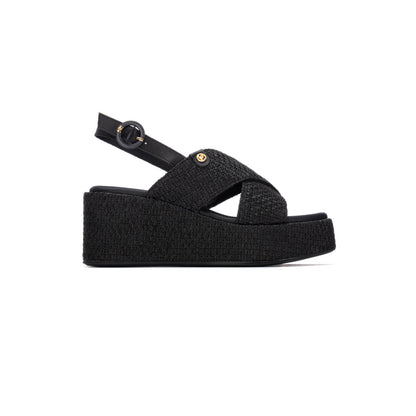 Carmela - 162324 - Cross over woven wedges