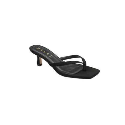 Ravel - CRASTER - Microfibre Craster Toe-Post Mule Sandals