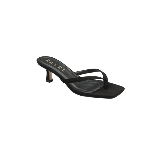 Ravel - CRASTER - Microfibre Craster Toe-Post Mule Sandals