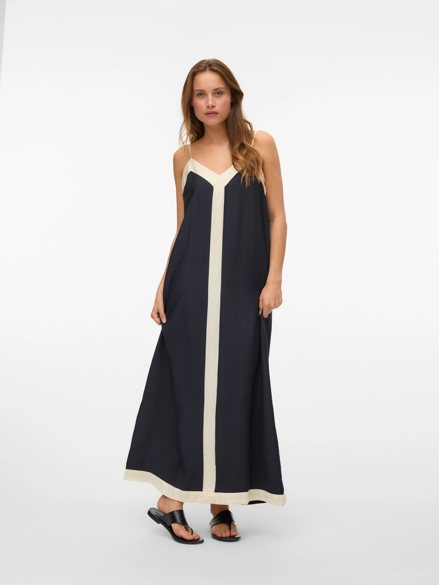 Vero Moda - DENISE - Front stripe maxi dress