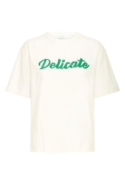 B.Young - PANDINNA - ‘Delicate’ slogan oversized t.shirt