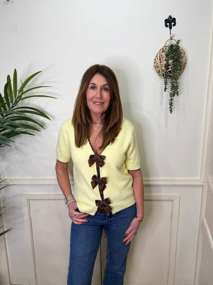 KATANA - Reversible Bow detail knit