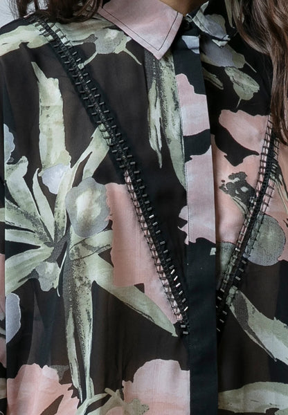 Religion - AVA - Floral oversized shirt