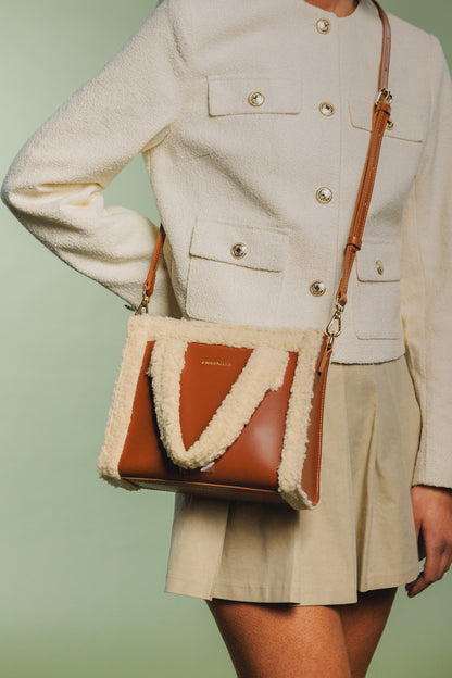 Every Other - 12075 - Square Shearling Grab Bag