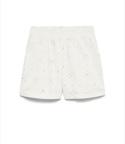 Vero Moda - ELIZA - Broderie anglaise short