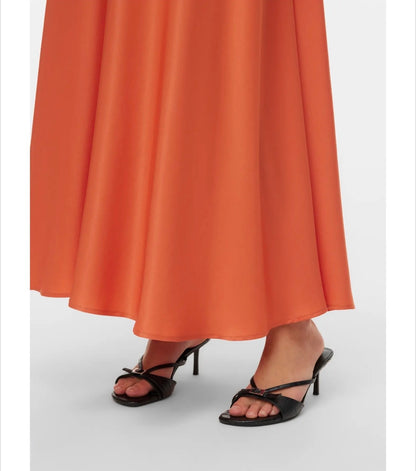 Vero Moda - MIRA - Satin feel ankle length skirt