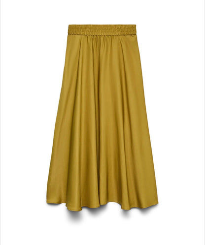 Vero Moda - MIRA - Satin feel ankle length skirt