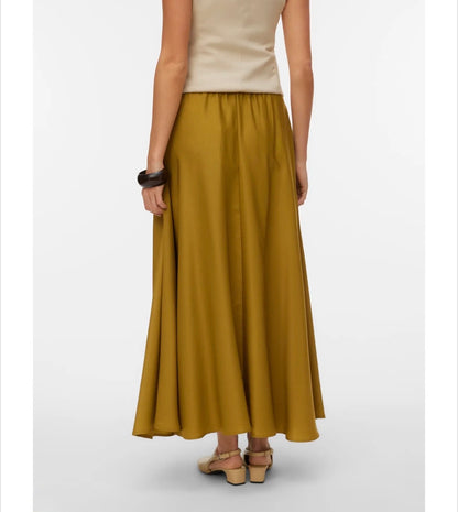 Vero Moda - MIRA - Satin feel ankle length skirt