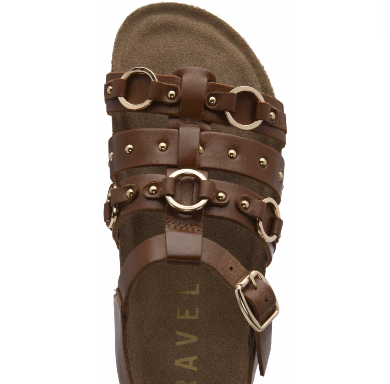 Ravel - BOLAM - Tan Burnish Leather Bolam Gladiator Sandals