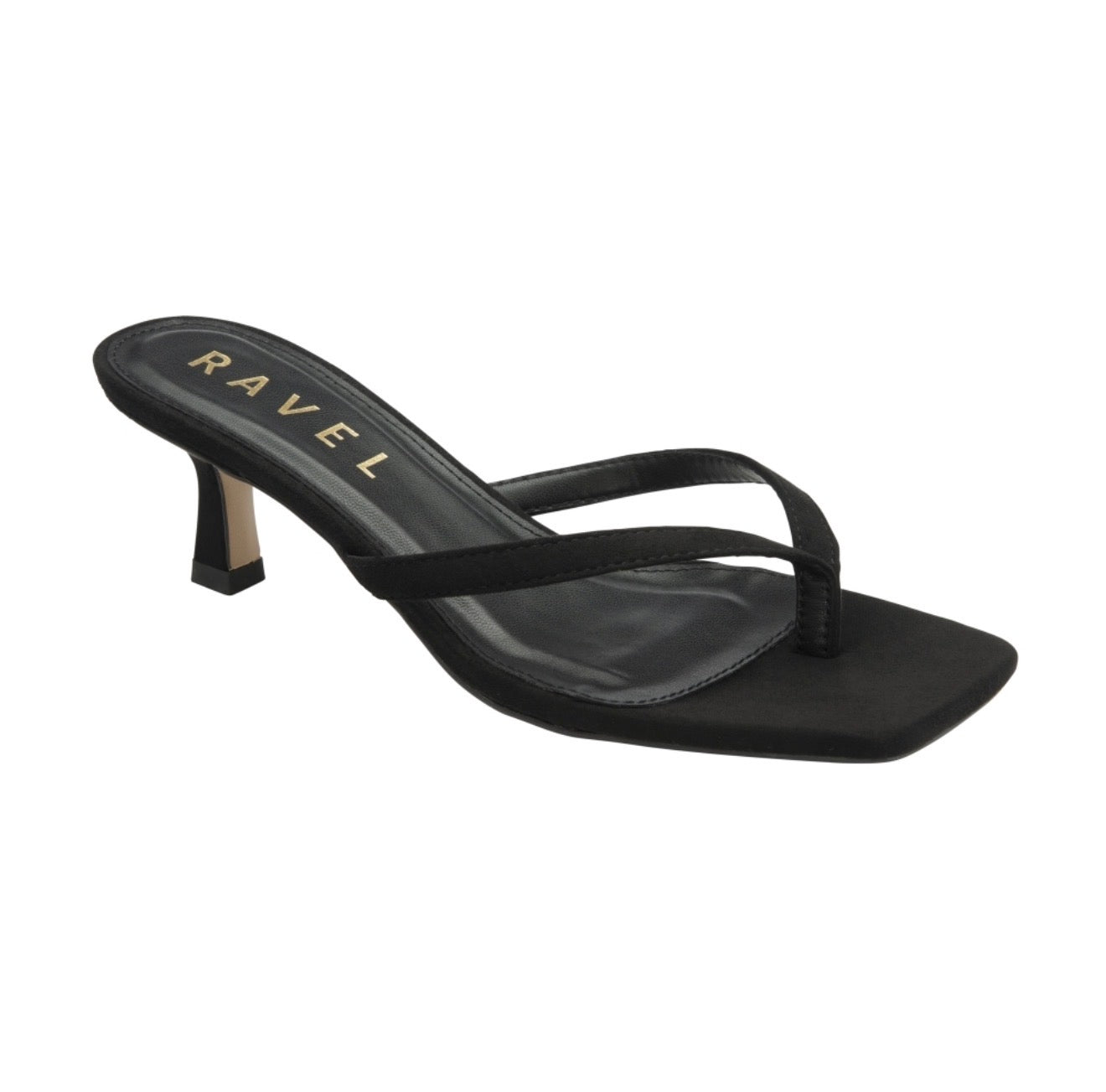 Ravel - CRASTER - Microfibre Craster Toe-Post Mule Sandals