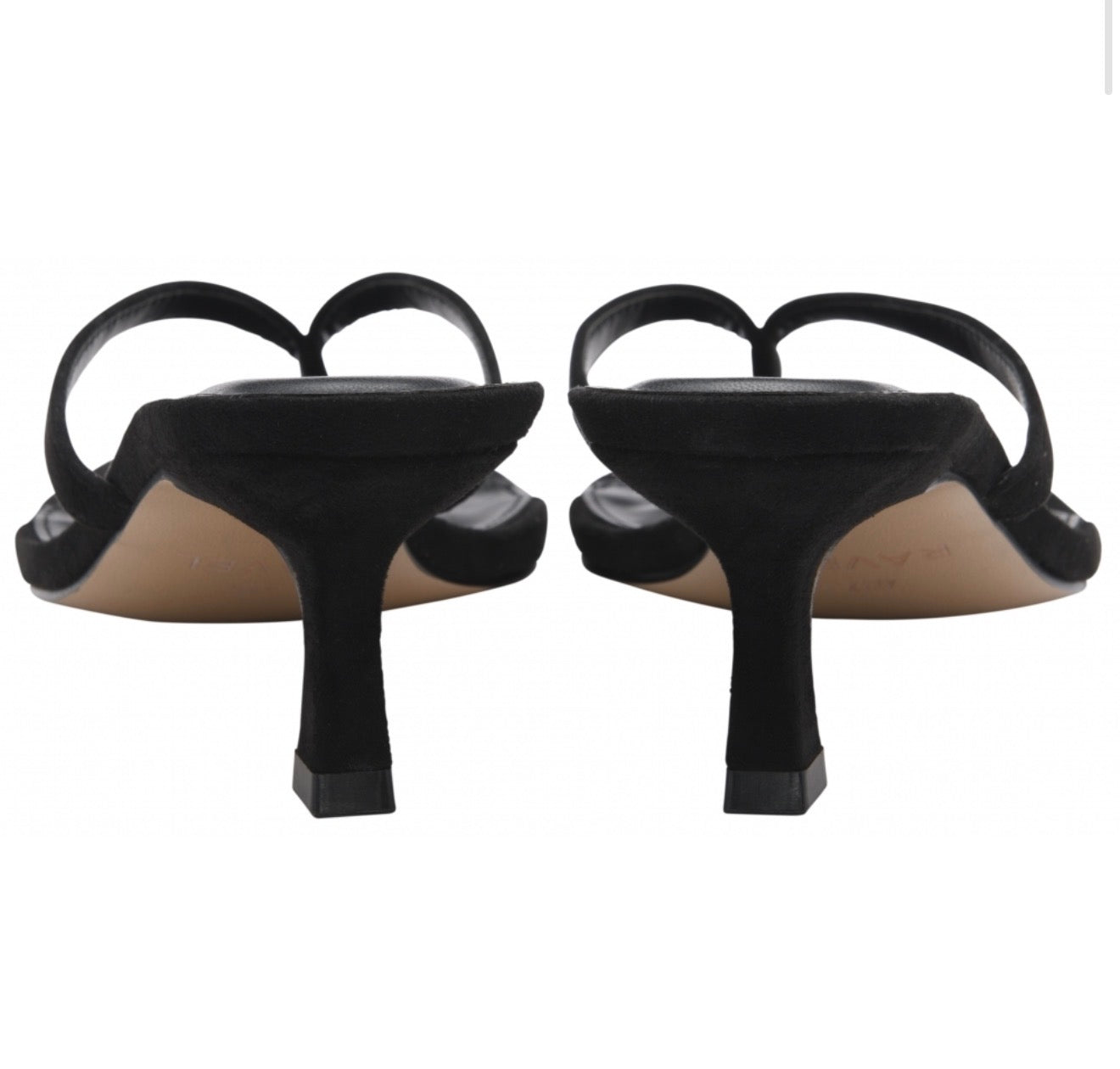 Ravel - CRASTER - Microfibre Craster Toe-Post Mule Sandals