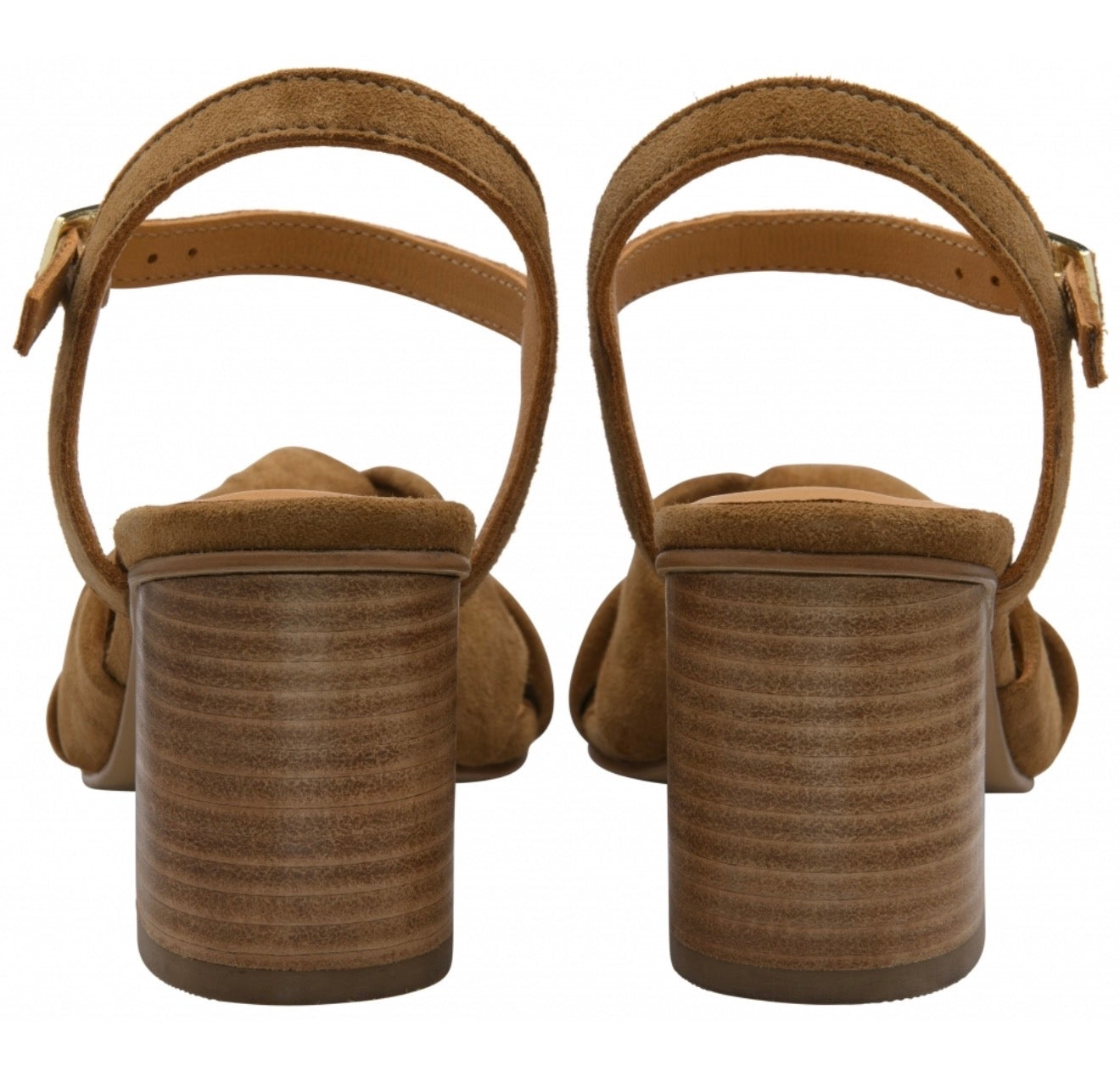 Ravel - BALNE - Tan Suede Balne Block Heeled Sandals