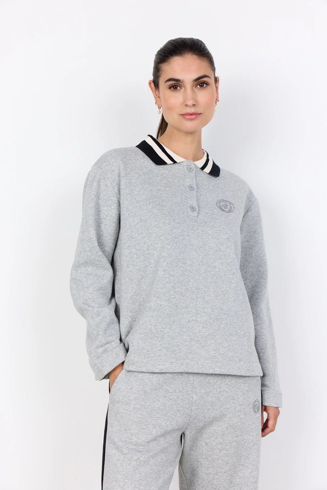 Soya Concept - ANGELIN 8 - Collared sweatshirt