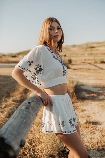 Piti Cuiti - L139 - Saba embroidered co-ord