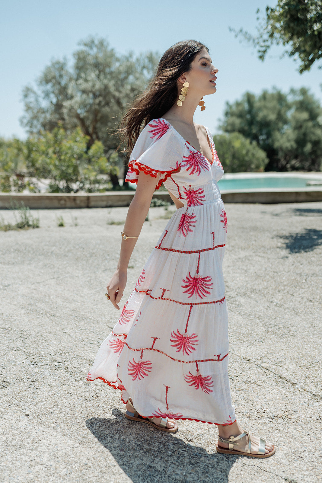 Piti Cuiti - L142 - Maldives midi dress