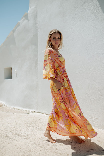 Piti Cuiti - L321 - Marrakech print maxi dress