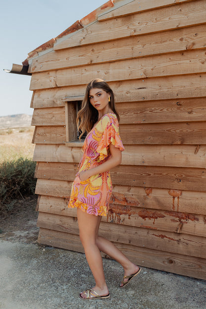 Piti Cuiti - L323 - Marrakech printed playsuit