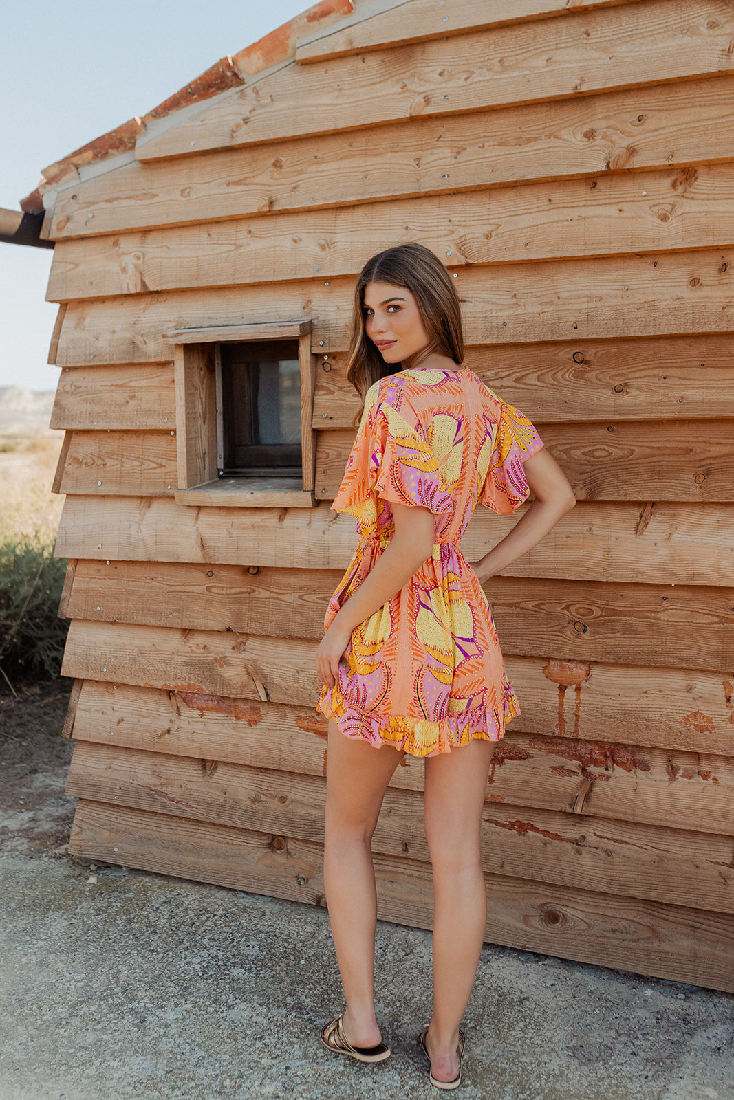 Piti Cuiti - L323 - Marrakech printed playsuit