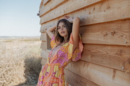 Piti Cuiti - L323 - Marrakech printed playsuit