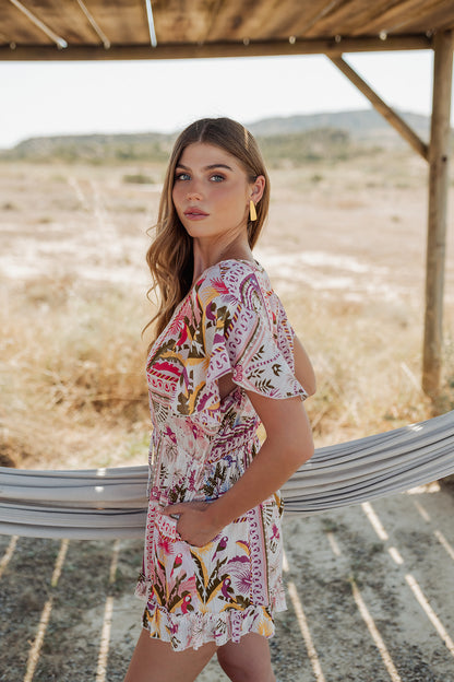 Piti Cuiti - L367 - Ipanema print Playsuit