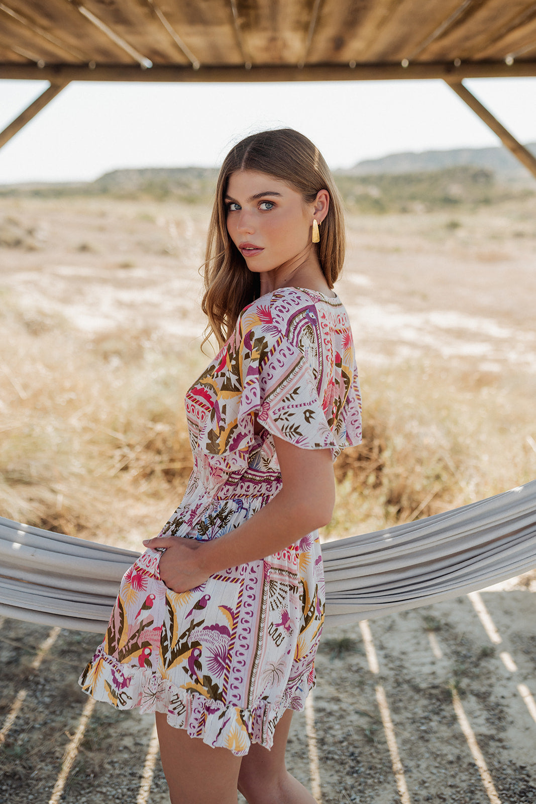 Piti Cuiti - L367 - Ipanema print Playsuit