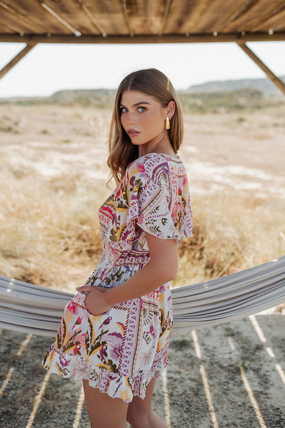 Piti Cuiti - L367 - Ipanema print Playsuit