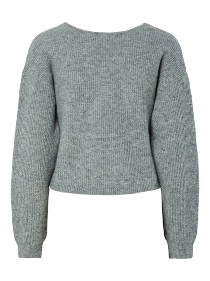 Pieces - SILLY - Reversible cross wrap style knitted jumper