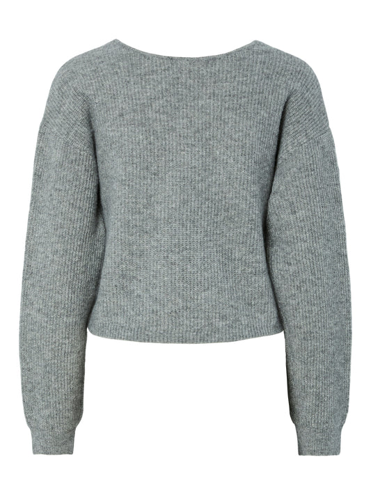 Pieces - SILLY - Reversible cross wrap style knitted jumper